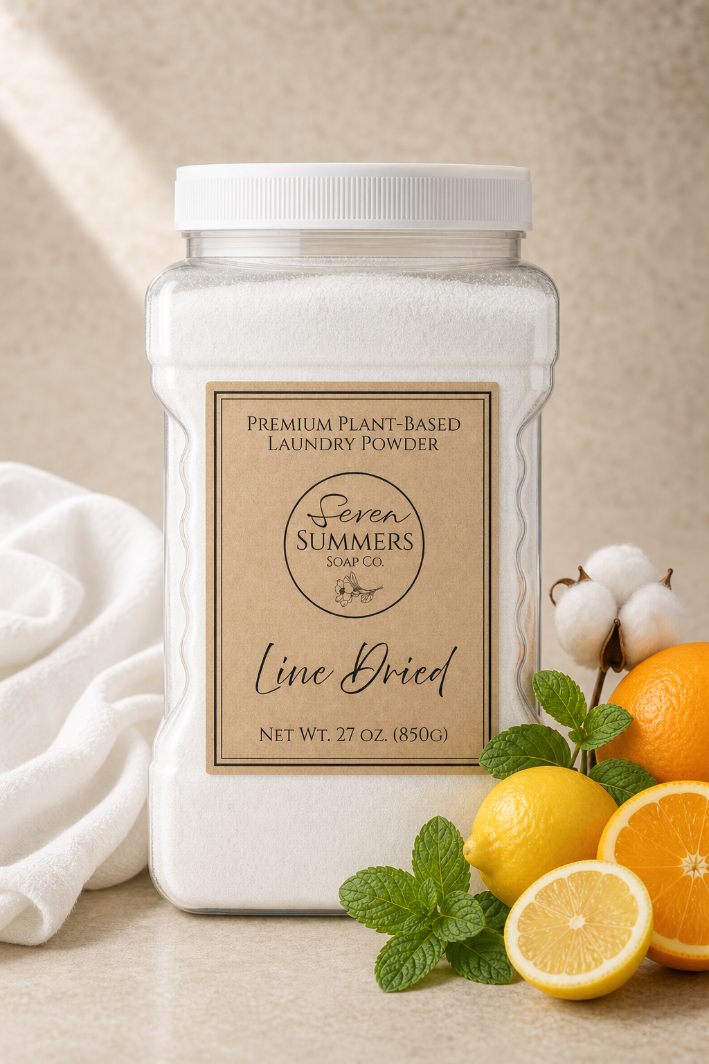 Plant-Based Laundry Powder - Line Dried