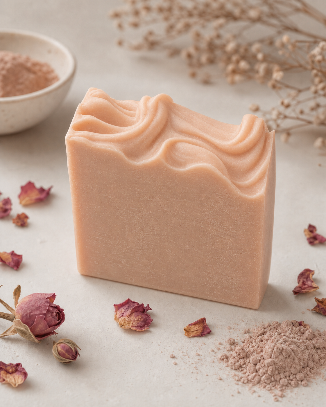 Unscented with French Pink Clay Artisan Soap