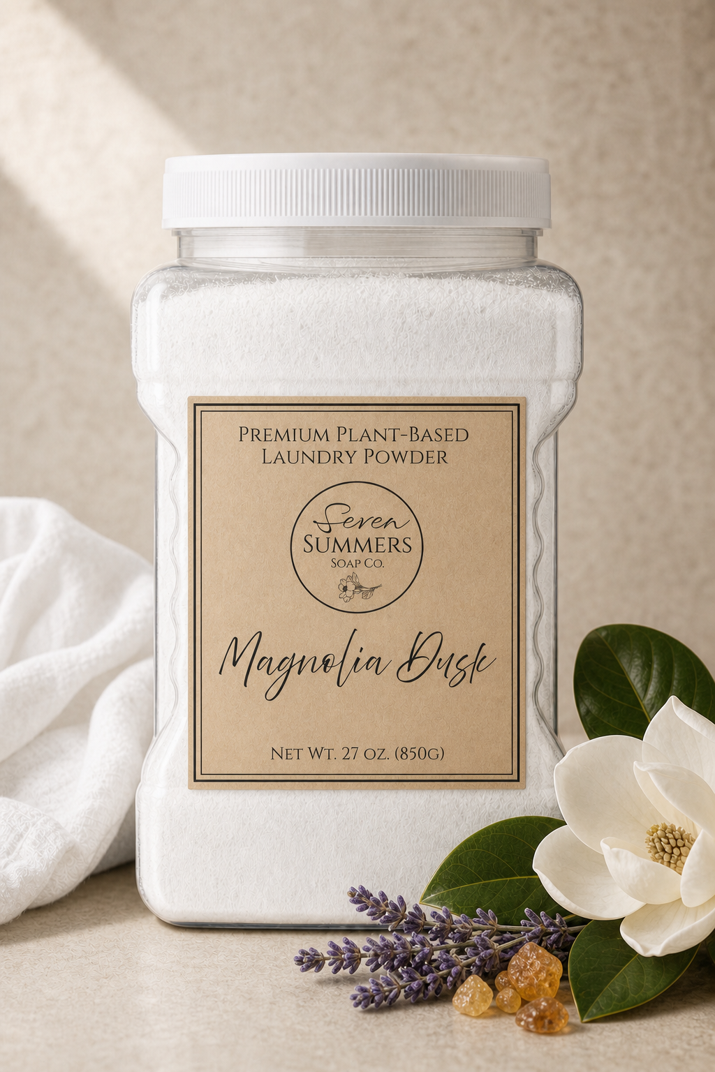 Plant-Based Laundry Powder - Magnolia Dusk